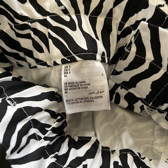 NWT BAR III Zebra Print Skirt Sz 8 - Picture 5 of 5